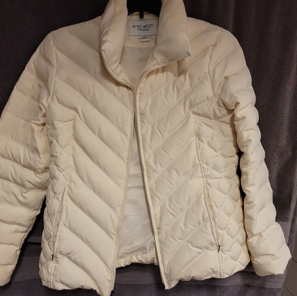 Nine West cream coat